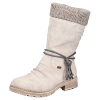 RIEKER Winterstiefel Gr. 42, beige Damen Schuhe Winterstiefel