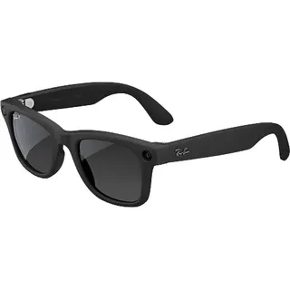 Meta Ray-Ban Meta Wayfarer (Gen 2) – Schwarz matt, Gläser: Grafitgrau mit Farbverlauf (polarisiert) AI Glasses