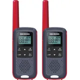 decross DC63 Rot 2er-Set DC6313104302000 PMR-Handfunkgerät