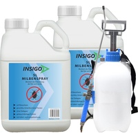 Insigo Milbenspray mit 5L Drucksprüher 2x5 l