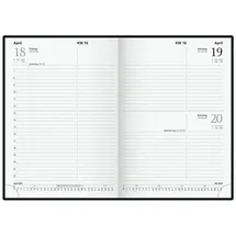 Glocken Buchkalender A5 schwarz 2026