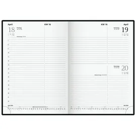 Glocken Buchkalender A5 schwarz 2026