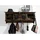 MASSIVMOEBEL24.DE Wandgarderobe Mango 115 x 30 x 45 cm Braun