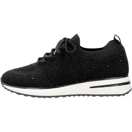 REMONTE Schnürschuhe in schwarz, Gr.: 38