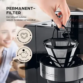 Barista Kaffeemaschine mit Mahlwerk Touchdisplay & Timer