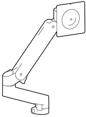 LX Pro mounting kit - Constant Force Technology - for flat panel - expansion kit - Schwarz