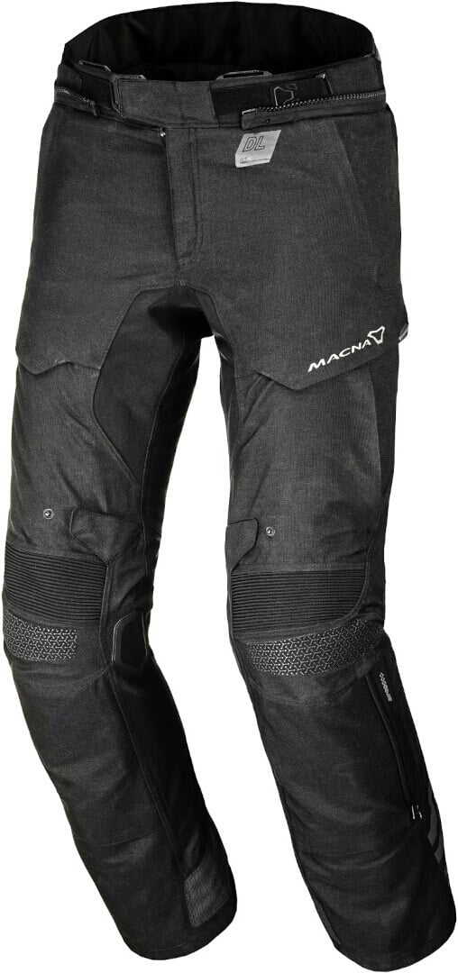 Macna Ultimax waterdichte motorfiets textiel broek, zwart, M
