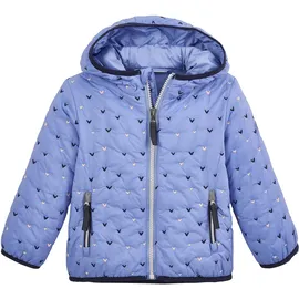 KILLTEC first instinct by killtec Unisex Fios 67 Mns Jckt Wattierte Jacke Mit 3D Effekt Und Kapuze/Outdoorjacke, Blau, 110-116