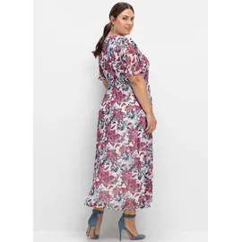 sheego Abendkleid Lila 52