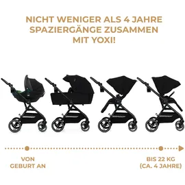 Kinderkraft YOXI 2in1 Pure Black
