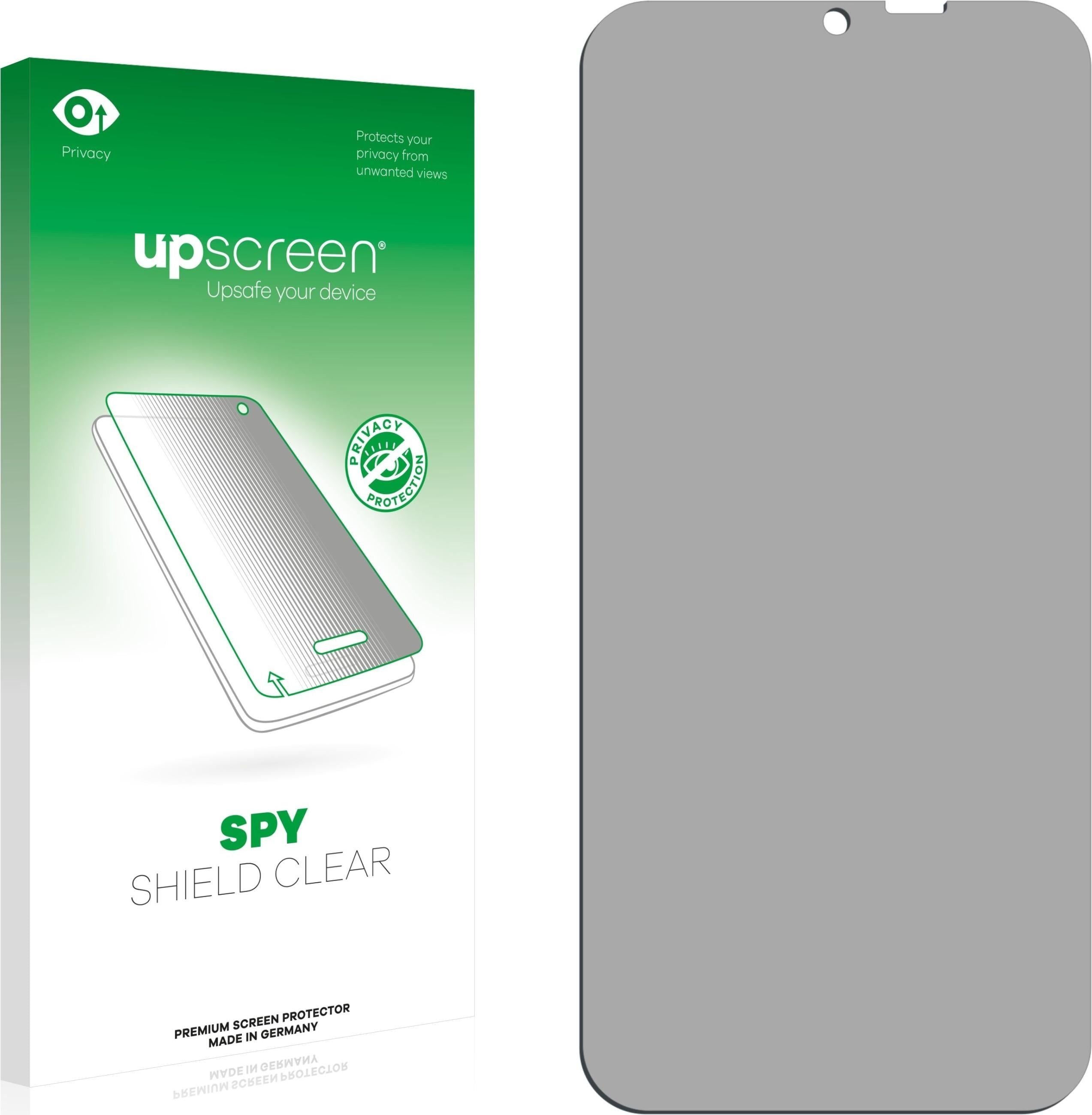 upscreen Spy Shield Blickschutzfolie (1 Stück, Ulefone Power Armor 19T), Smartphone Schutzfolie