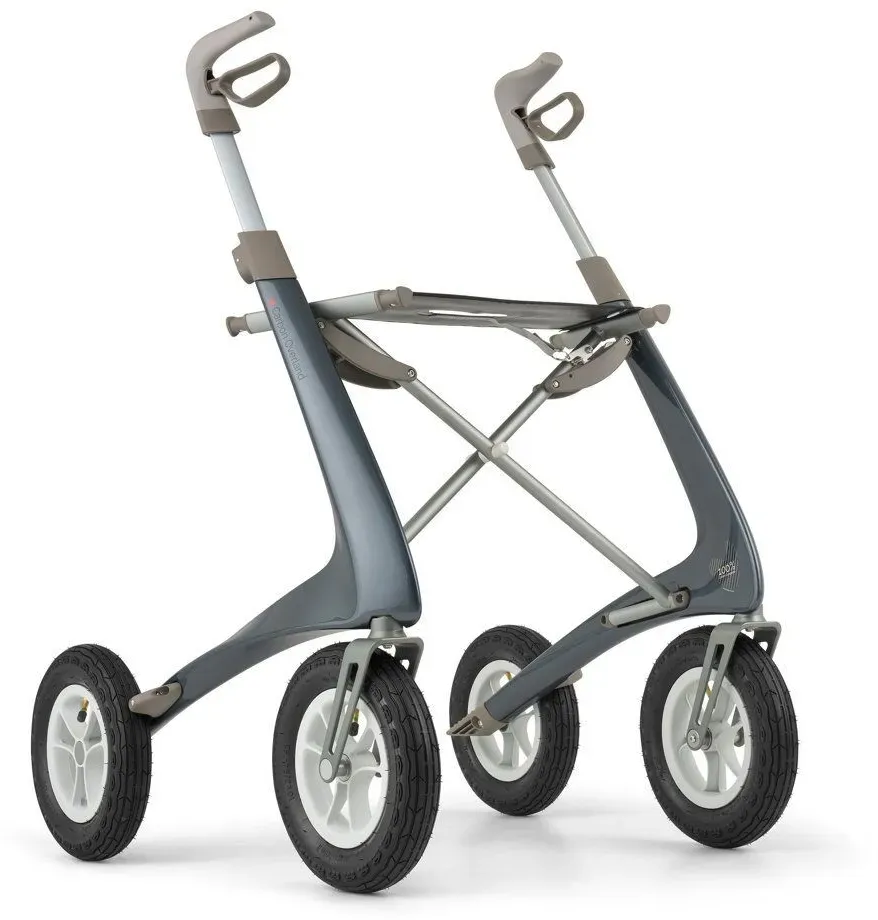 carbon overland rollator mitternachtsblau