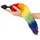 You2Toys „fluffy tail“ mit buntem Kunstfell-Schweif, schwarz