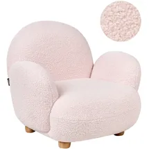 Beliani Kindersessel HEM Bouclé 0 x 0 x 0 cm Rosa gepolstert