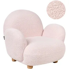 Beliani Kindersessel HEM Bouclé 0 x 0 x 0 cm Rosa gepolstert