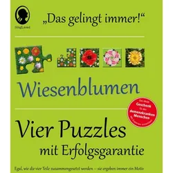 Das 'Gelingt-immer'-Puzzle Wiesenblumen. Das Puzzle-Spiel für Senioren mit Demenz