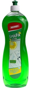 Reinex Spülfix Markenqualität Geschirrspülmittel, Extra Fettlösekraft, 1000 ml - Flasche
