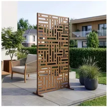 casa.pro Trennwand Bernalda 180 x 90 cm Braun