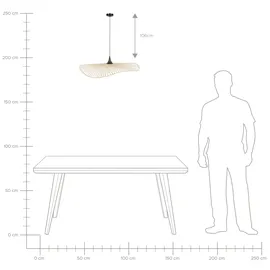 Beliani FLOYD 1-flg. 30 cm Holz braun