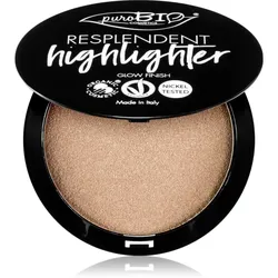 puroBIO Cosmetics Resplendent Highlighter Cremiger Highlighter Farbton 01 Sparkling Wine 9 g