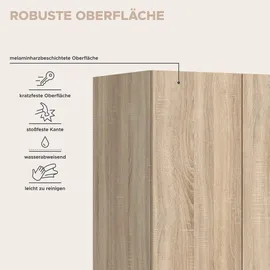 Home Affaire Kleiderschrank Skarde 160 x 180 x 52 cm Braun