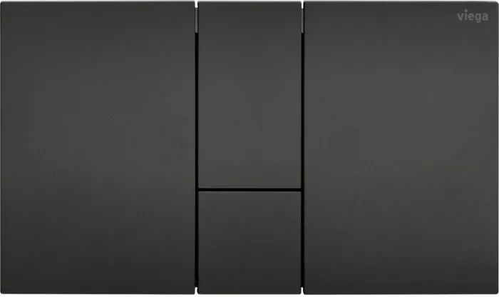 Viega Visign for Style Betätigungsplatte 801748 220x130x6mm, für Unterputz-Spülkasten, Kunststoff schwarz matt