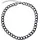 URBAN CLASSICS Big Chain Necklace Schwarz / Edelstahl