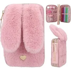 DEPESCHE 12864 Princess Mimi Federtasche Hase Fell BUNNY BALLET