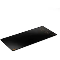 Krom Knout XL – XXL Gaming-Mauspad, Rutschfeste Textiloberfläche, Genähte Ränder, Gummibasis, Kompatibel mit optischen und Laser-Mäusen, 900x350x3mm