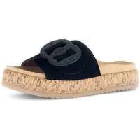Gabor Plateau Pantolette schwarz Damen, schwarz, - 38