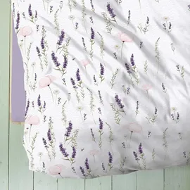 KAEPPEL Provence Floral Lila 135 x 200 cm + 80 x 80 cm