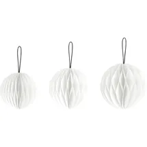 Heyda Waben-Kugel-Set weiß
