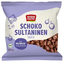 Rosengarten Schoko Sultaninen Snack bio