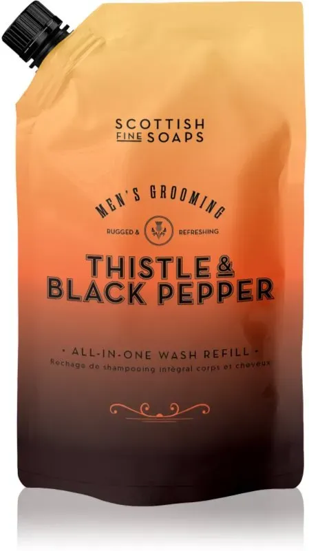 Scottish Fine Soaps Thistle & Black Pepper Flüssigseife Ersatzfüllung 1200 ml