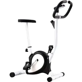 vidaXL Heimtrainer inkl. Riemenantrieb schwarz/weiß