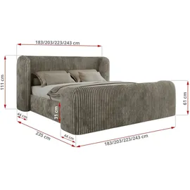 MKS Emora Classic Duo 180 x 200 cm Hellbraun
