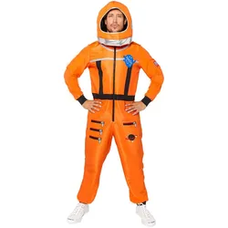 Weltraum Astronaut Herrenkostüm orange - M