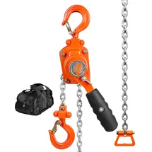 Vevor Flaschenzug Stahl 1,40m grau