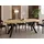 WFL GROUP Runder Esstisch 90 x 77 x 90 cm braun