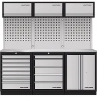 Kraftwerk Mobilio 3er Kombi Oberschrank Edelstahl