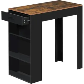 Woltu Bartisch 100 x 50 x 100 cm Rustikal Braun