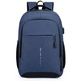 FOUORTUNATE-BEE Rucksack Herren Rucksack Wasserdicht Laptop Rucksack 15,6 Zoll Schulrucksack, Für Schule Uni Büro Reisen Pendeln Freizeit Tagesrucksack Herren blau