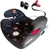 Kindersitz mit ISOFIX und Gurtfuhrung mitwachsend 15-36 kg Korpergroße von 125–150 cm Gruppe 2/3 Bezug abnehmbar und waschbar Farbe:Sterne - Dunkelblau
