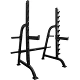 Sporttrend 24® Kniebeugenständer Hantelablage mit Scheibenständer Squat Rack