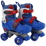 Kids Globe Rollschuhe Blau/Rot 31-34