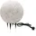 ekobi Kugelleuchte Kunststoff 28 cm IP65 Gartenlampe Aussen grau