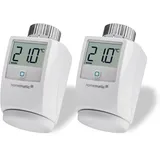 eQ-3 Homematic IP HMIP-eTRV-2, Funk-Heizkörperthermostat, Heizungssteuerung, 2er-Pack