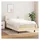 vidaXL Boxspringbett 100 x 200 cm Creme