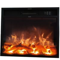 Mpc Caminetto Vulcano Led Elektrokamin Brenner 1500w Nur Flammeneffekt Schwarz