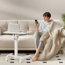 SENSE7 Schreibtisch Höhenverstellbar Weiß